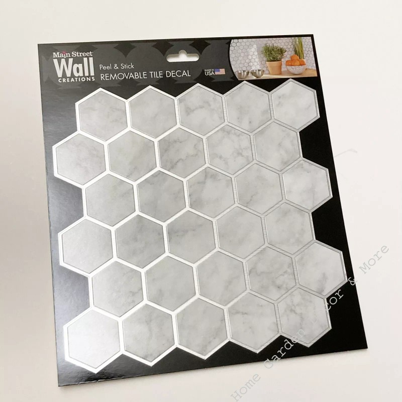 MAIN STREET WALL CREATIONS Peel Stick 8"x8" Art Wall Tile