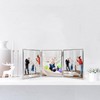 Frametigo Silver Plated Thin Edge Triple Frame Photo Frame -