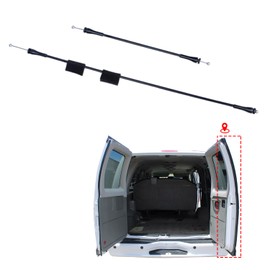 Rear Door Latch Cable Compatible for 1992-2014 Ford E150 E250 E350 E450 E550 Van Rear Right Passenger Side Cargo Door Latch Cable Replace 8C2Z15431A02C