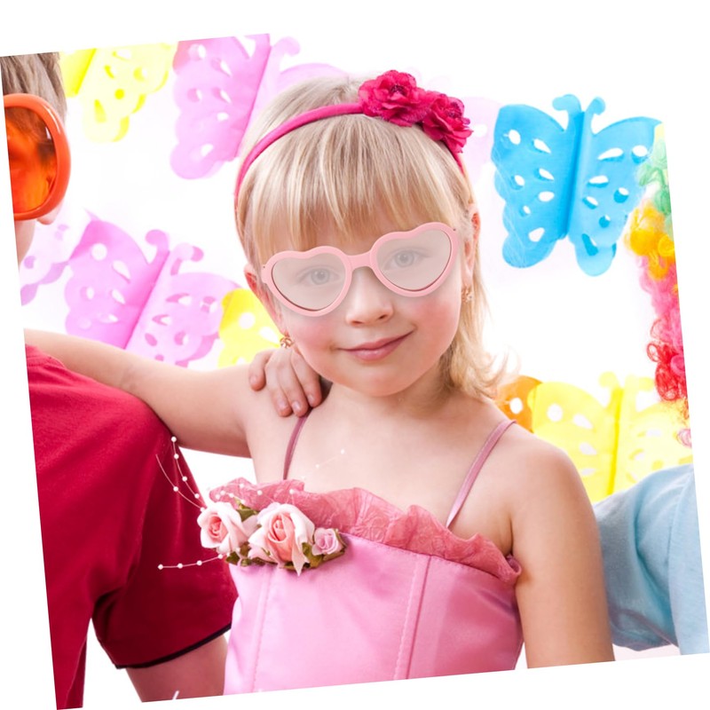 BESPORTBLE Heart Shaped Polarized Sunglasses with Strap UV Protection for