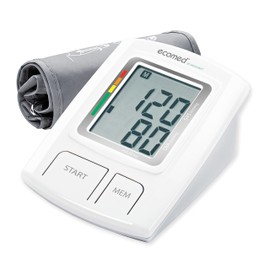 Ecomed BU-92E Digital Upper Arm Blood Pressure Monitor - Home Use Heartbeat Detector - Hypertension Indicator - WHO approved with Arrhythmia Display - 2 Users -60 Memory Slots each - 23205
