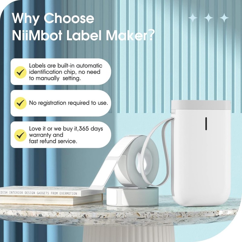 NIIMBOT Drukarka Etykiet D11 White Brand