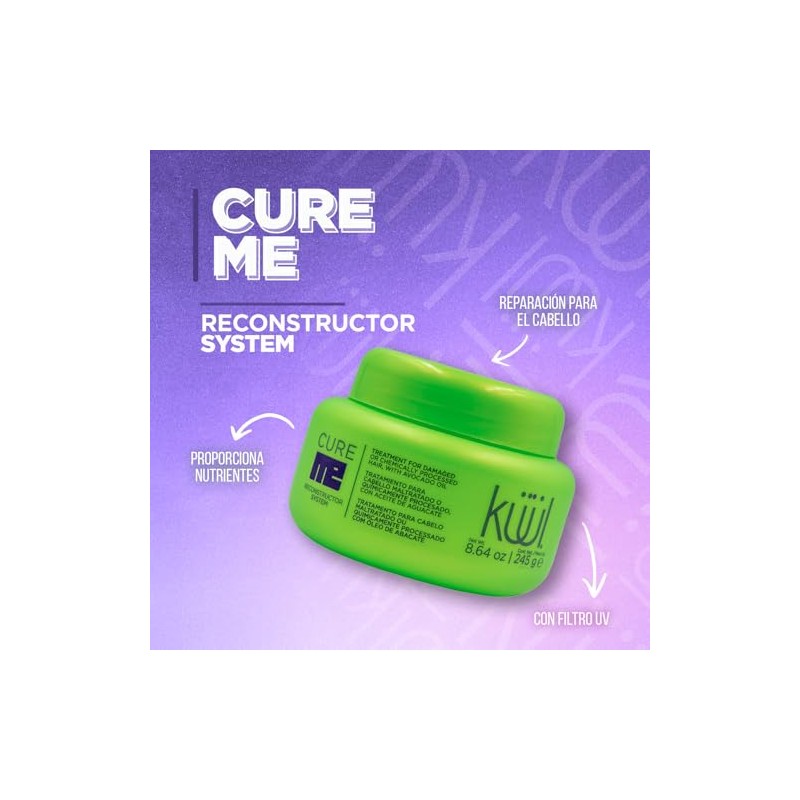 KÜÜL Cure Me Reconstructor Tratamiento para Cabello Maltratado 245g