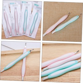 FOMIYES 9pcs Nail Dead Skin Fork Cuticle Remover Manicure Tool Trimmer Peeler Scraper for Men Women