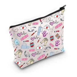 PYOUL Future Nurse Gift Medical Supplies Makeup Bag Nurse RN Cosmetic Bag Nurse Appreciation Gift Nurse Graduation Gift (Medical Supplies Bag)