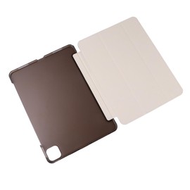 Angoily 11 Tablet Case Leather Cover Trifold Design Pu Leather Shell Magnetic Closure Black