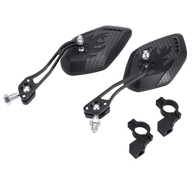 1Pair 360° Rotation Aluminum Alloy Mountain Bike Bicycle Handlebar Back
