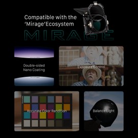 TILTA Illusion 95mm Full Spectrum Neutral Density ND 2.1 Filter Compatible with Tilta Mirage Matte Box, Lens Circular Filter for DSLR Cameras Photography Accessories TF-95-ND21