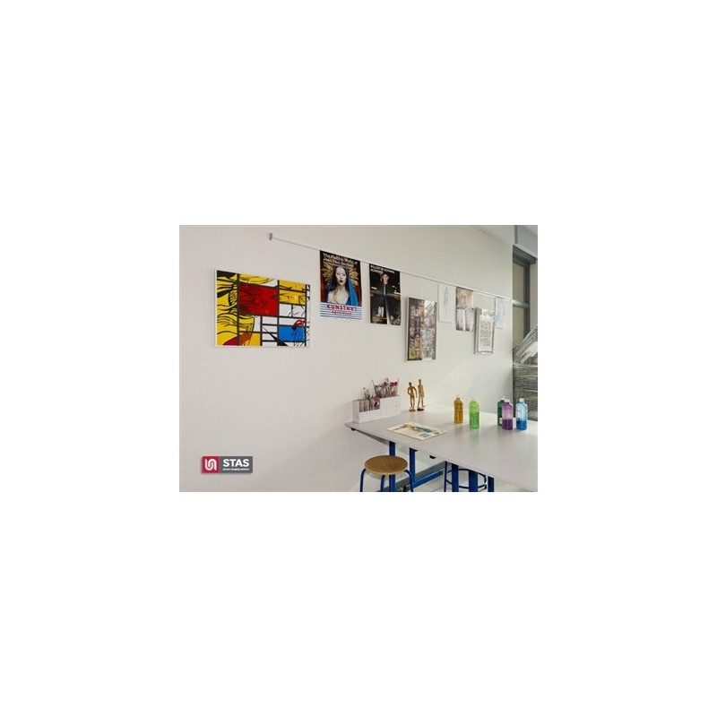 STAS Paper Rail (19.7 inch, Matte Silver)