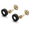 Matt Black Round Shower Mounting Kit – Bar Valve Fast