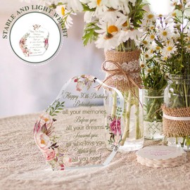 Acrylic Plaque Unusual Birthday Gifts For Her & Him - Christmas, Happy Birthday Mum, Dad, Friend, Husband, Wife, Auntie, Sister, Colleagues