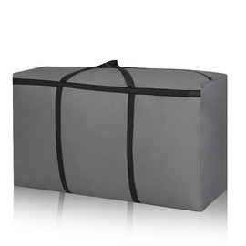 Large Storage Bags, Moving Bags 120L Waterproof Jumbo Storage Bags, Moving Totes Organizer Bags for Bedding Duvets Blankets Clothes (90 * 48 * 25cm)