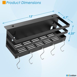 BBQration Griddle Caddy for Blackstone 28"/36" Griddle, Storage Box with Tool Holder for Blackstone Griddle Caddy for Blackstone Griddle Accessories 36 Inch, Grill Caddy Outdoor Griddle Tools Caddy