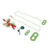 Reptile Pet Leash Kit Christmas Reptile Harness with Skirts Hat