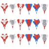 jojofuny 18Pcs Aircraft Erasers for Kids Assorted Mini Cute Erasers