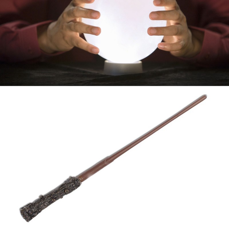 Wizard Wand 13.8in Length LED Light Durable Resin Battery Powered