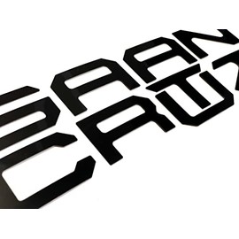 Rear Tailgate Letters Compatible with Santa Cruize 2022-Up ABS Plastic Inserts NOT Thin Decals (Glossy Black)