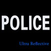 Police Patch Reflective Police Patch Back Removable Sheriff Patch with