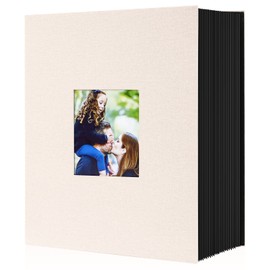 Ywlake Photo Album 4x6 1000 Vertical Pockets, Extra Large Capacity Linen Cover Picture Albums Holds 1000 Vertical Photos Only Beige