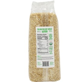 Organic Bulgur Wheat USDA Certified, 3.3 lb (1.5 kg), Italian High-Protein Cracked Wheat Perfect for Tabbouleh. Mediterranean Diet Friendly, Product of Italy, L’Oro del Sud