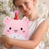 Happy Birthday Plush Toy, 23 cm Axolotl Cuddly Toy, Cartoon