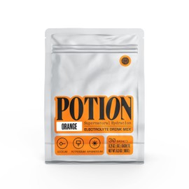 Potion Supernatural Hydration – Electrolyte Drink Mix for Rapid Rehydration | Sugar-Free, Vegan, Caffeine-Free | Orange 30 Servings