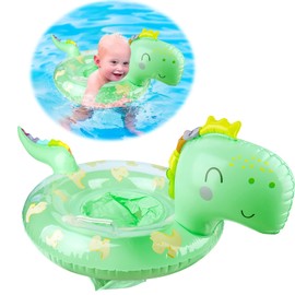 Baby Swimming Float, Baby Swimming Ring Pool Float, Toddler Inflatable Swim Floats with Safety Seat and Handle, Swim Pool Bathing Accessories Pool for Toddlers 6-36 Months