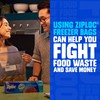 Ziploc Gallon Food Storage Freezer Bags, Stay Open Design, Easy