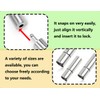 ZoeTekway Pack of 30 Cord End Caps Chain Clasp Buckle