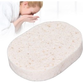 Dos esponjas limpiadoras faciales exfoliantes. Esponja exfoliante de nido de abeja para limpiar la cara