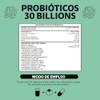 Probioticos 30 Billion UFC + Prebióticos + inulina de agave