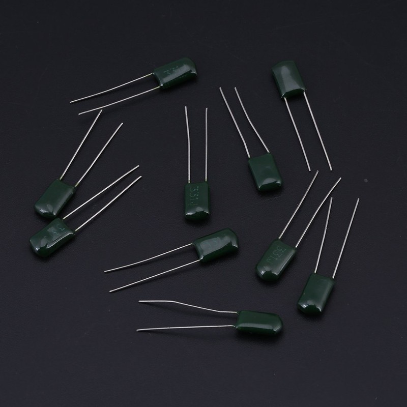 15 Value 150 Pieces Polyester Capacitors Assortment Kit Box 100V