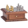 Chess Set Dollhouse Decoration, Miniature Chess Set 1:12 Exquisite Mini