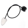 Saxophone Neck Cleaning Brush 50cm Bendable Metal Cotton Thread and