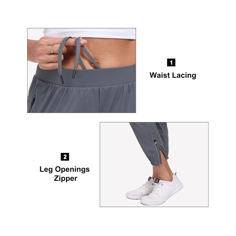 Little Donkey Andy Women's Ultra-Stretch Pants Breathable Quick Dry Lightweight