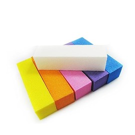 PACKOVE 18pcs Nail Tools Set Colorful High-Density Foam Sponge Blocks Sanding Files for Professional Manicure and Nail Care for Home Use and Salons