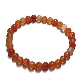 Gemstone Jewellery Bracelets | Bead Bracelets | Gemstone Bracelets for Men and Women | Real Gemstones (Carnelian)
