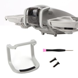 JOLOESLOS Gimbal Bumper Guard for DJI Neo Drone Accessories, Aluminum Alloy Anti-Collision Protection Bar Lightweight Front Lens Bumper Protector Bracket Grey