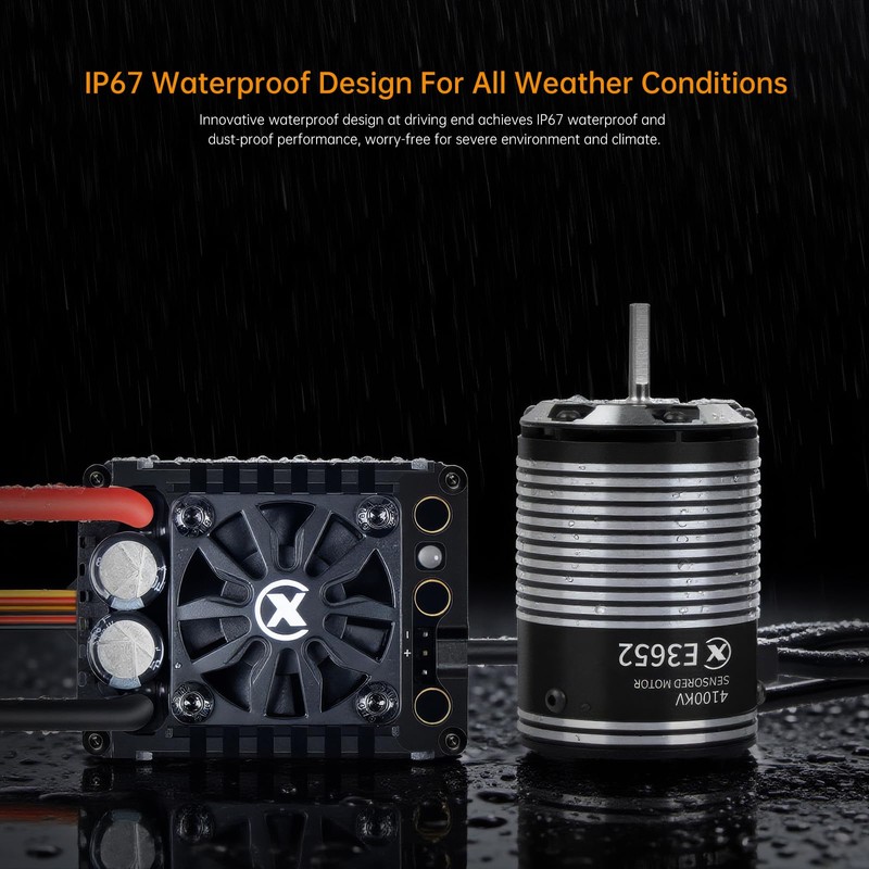 XC E3652 & E10 Sensored Brushless Motor and ESC Combo