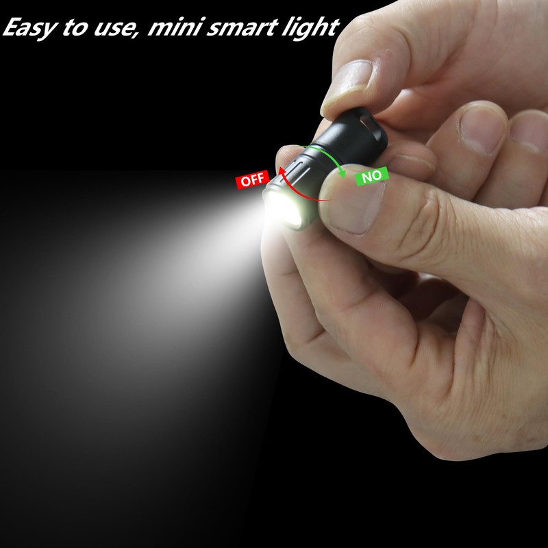 Nitefox e3 Mini Keychain Flashlight Micro Small Keychain Light Bright