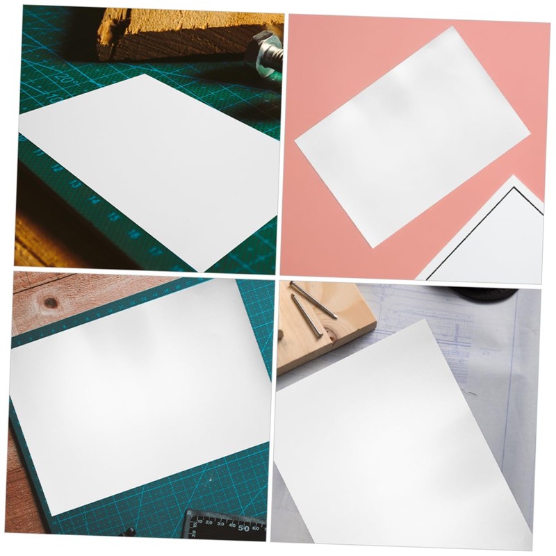 VILLFUL Thick Aluminum Sheets for Engraving DIY Rectangle Plate Decorative