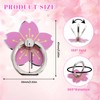 8 Pcs Cell Phone Ring Stand, Flower Shaped Phone Ring