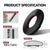 JSIWOTH 9.8 Ft Peel and Stick Wall Molding Trim, Matte