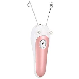 Electric Body Facial Hair Remover Pulling Physical Threader Hair Remover Use Threading Epilator Electric Facial Hair Remover Lady Epilator Facial (Pink)