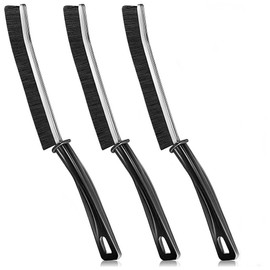 3pcs J Shape Home & Kitchen Cleaning Kitchen Brush Bathroom Kitchen Blind Spot Cleaning Brush Multifunction Perfect Fit for Narrow Gaps and Corners