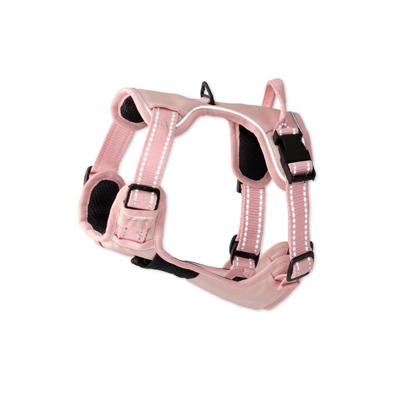 pet passion MAX - El arnés Reflectante Resistente, Rosa, pequeño