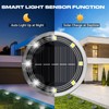Peasur Solar Ground Lights Outdoor, 8 Pack Flat Solar Powered