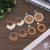 Mikovivi 4 Pairs Handmade Wicker Bohemian Earrings for Women, Boho