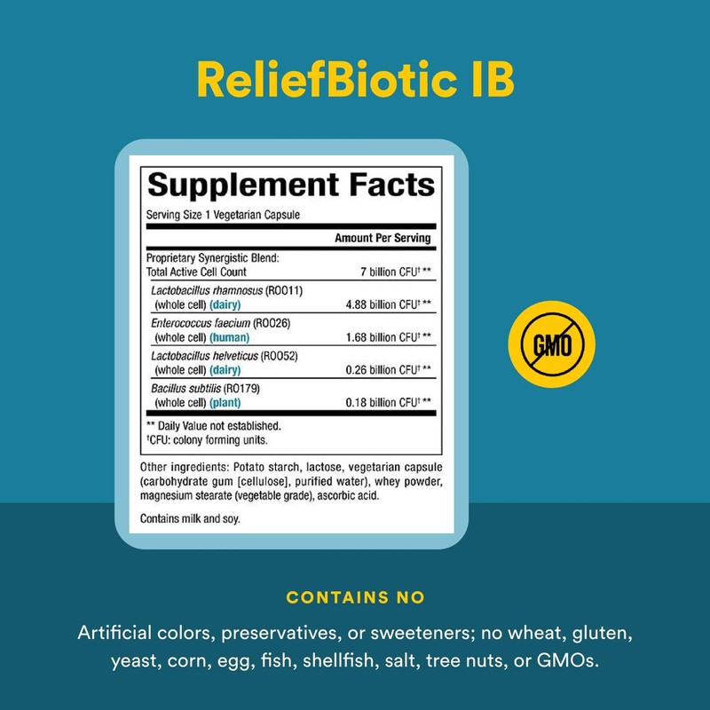 Natural Factors IBS Relief Biotic Probiotic, 30 CT