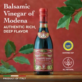 Giusti Italian Balsamic Vinegar of Modena IGP - A Matured, Thick & Balanced Authentic Italian Aceto Balsamico di Modena - 3 Gold Medals Gran Deposito Made in Italy - 8.45 fl oz (250ml) - Pack of 1